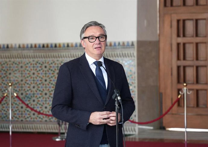 El portavoz del grupo parlamentario Vox, Manuel Gavira