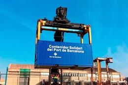 Contenidor Solidari del Port de Barcelona