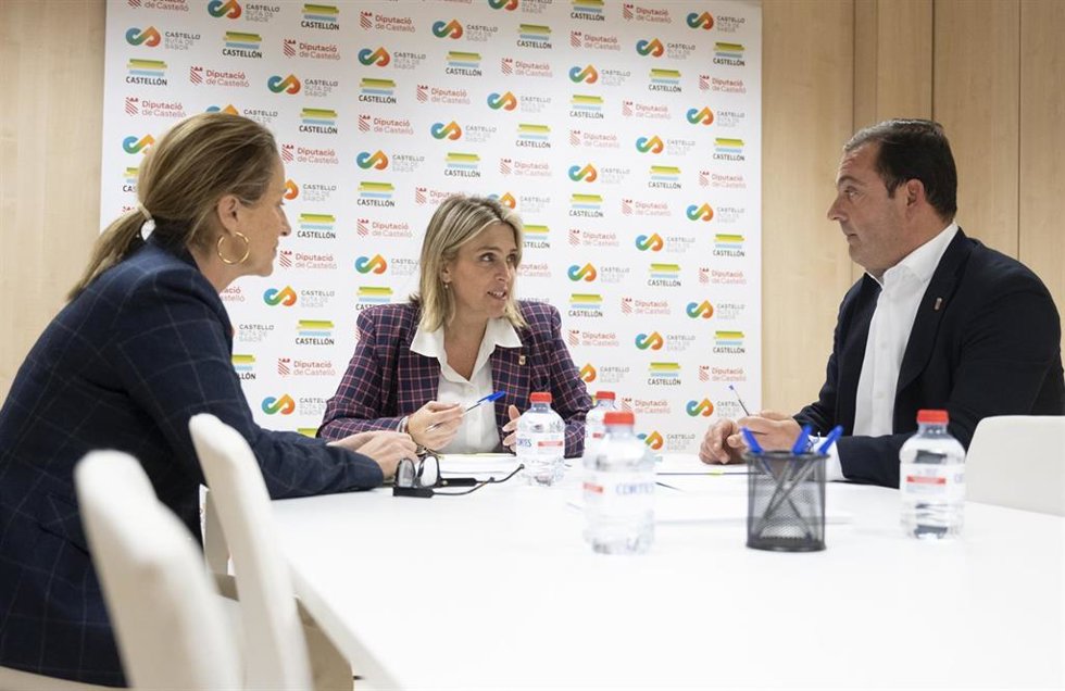 Archivo - Marta Barrachina junto a Andrés Martínez