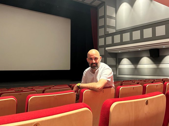 El director de la Filmoteca de Cantabria, Christian Franco
