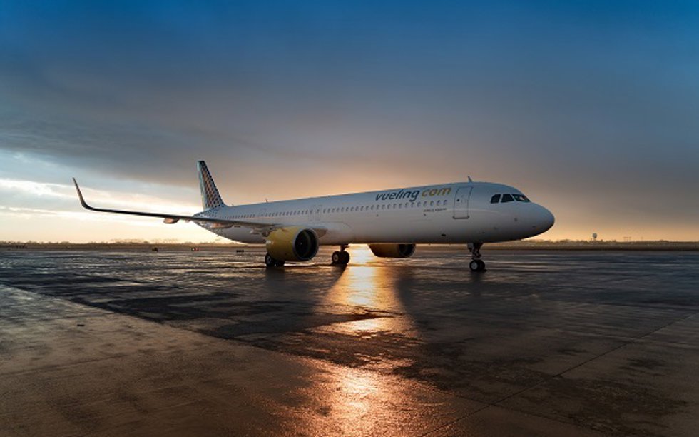 Un avión de Vueling.