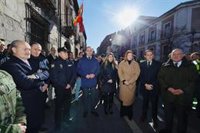 Valladolid recuerda al bombero fallecido en Peñafiel