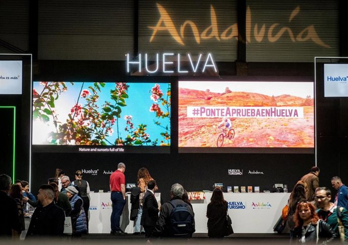 Stand de Huelva en Fitur, en una imagen de archivo.
