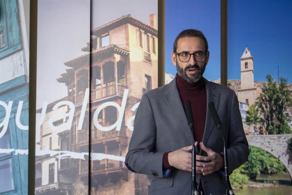 El secretario de Organización Sergio Gutiérrez