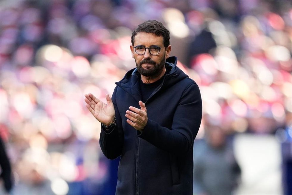 Archivo - El entrenador del Getafe CF, José Bordalás, ante el Atlético de Madrid en el Riyadh Air Metropolitano.
