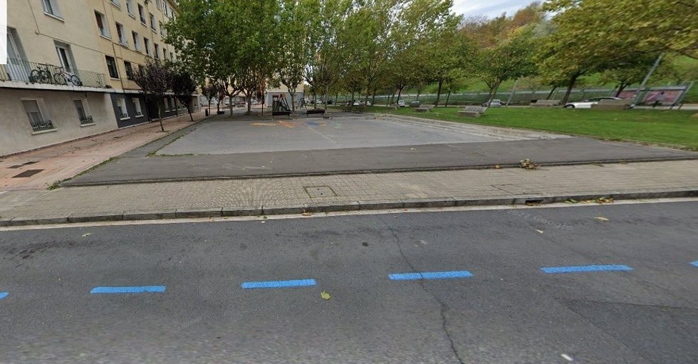 Parque de Zuazo en el que se instalará una cubierta