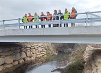 La Junta arregla con medio millón de euros el puente sobre el río Morón, en Almazán (Soria)
