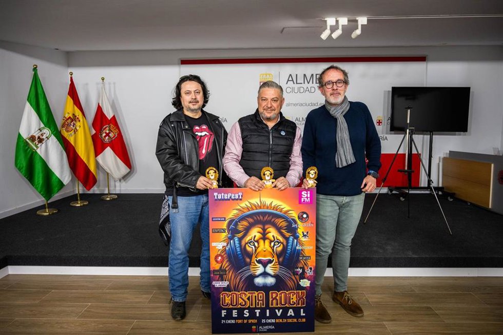 Presentación del 'Costa Rock Festival' en Almería.