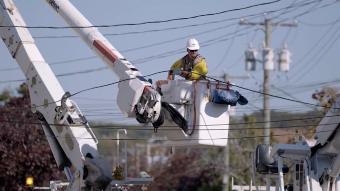 Las cuadrillas de Iberdrola, reconocidas por su respuesta en las tormentas extremas de Estados Unidos