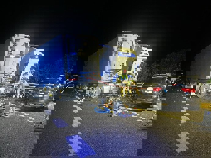 Accidente en la N-122, en Pozalmuro (Soria)