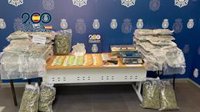 Ocho detenidos de una organización criminal dedicada a enviar droga por paquetería desde Alicante a Europa