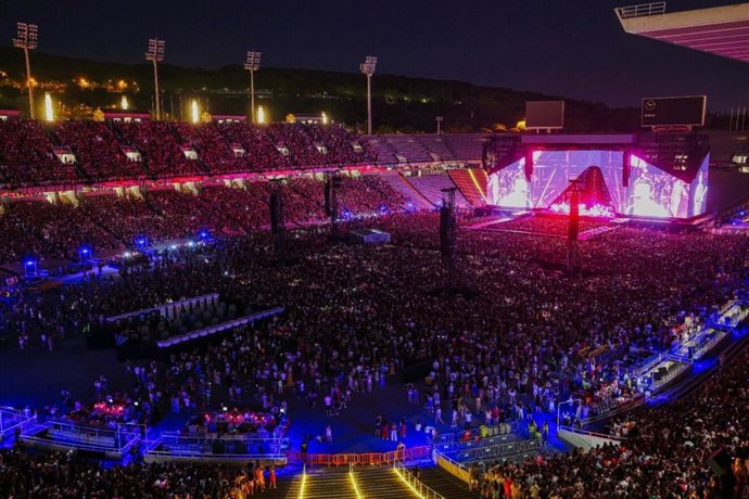Concierto en la Anella Olímpica de Barcelona