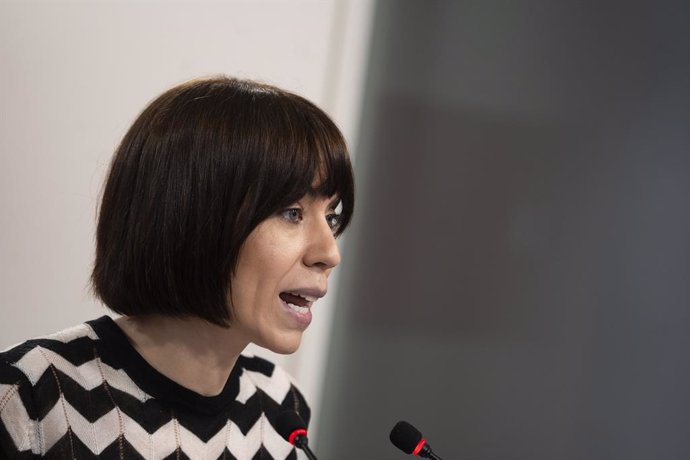 Archivo - La secretaria general del PSPV-PSOE y ministra de Ciencia, Innovación y Universidades, Diana Morant, ofrece una rueda de prensa en la sede del PSPV-PSOE, a 16 de noviembre de 2024, en Valencia, Comunidad Valenciana (España). Durante su comparece