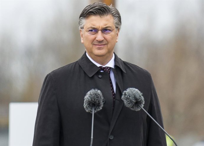 Archivo - El primer ministro de Croacia, Andrej Plenkovic (archivo)
