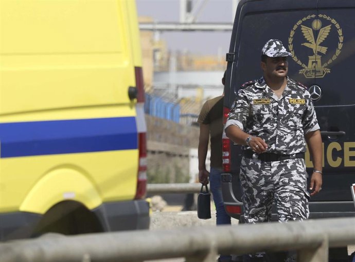 Archivo - Policía en Egipto (archivo)