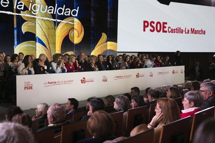 Inauguración del 13º Congreso del PSOE de Castilla-La Mancha.