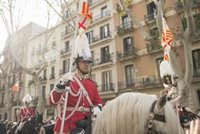 Barcelona celebra los 200 años de la cabalgata de los Tres Tombs de Sant Antoni