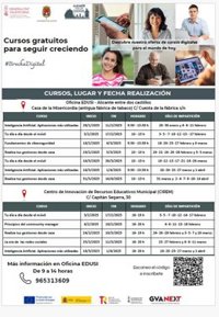 Ayuntamiento de Alicante lanza un programa gratis de capacitación digital con cursos de IA, redes sociales y gestiones