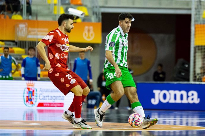 Ismael López, en un partido con el Real Betis Futsal.