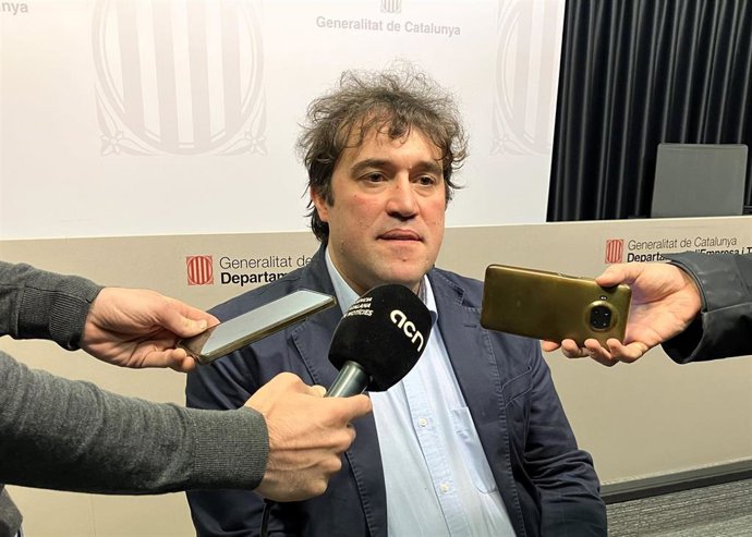El director general de Economía Social y Solidaria y el Cooperativismo, de la Generalitat, David Bonvehí.