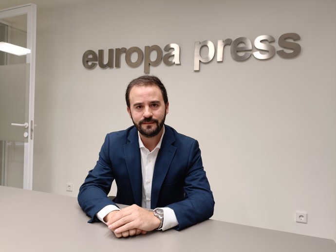 Ignacio Gamboa, presidente de la patronal ASADE, en una entrevista con Europa Press, a 17 de enero de 2025.