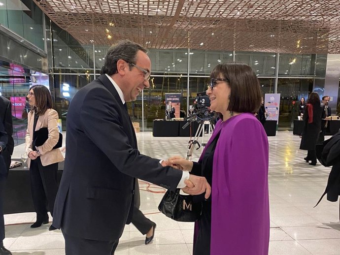 El presidente del Parlament, Josep Rull, asiste a la gala de los Premis Gaudí