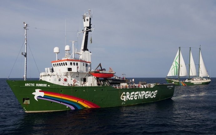 El rompehielos Arctic Sunrise de Greenpeace