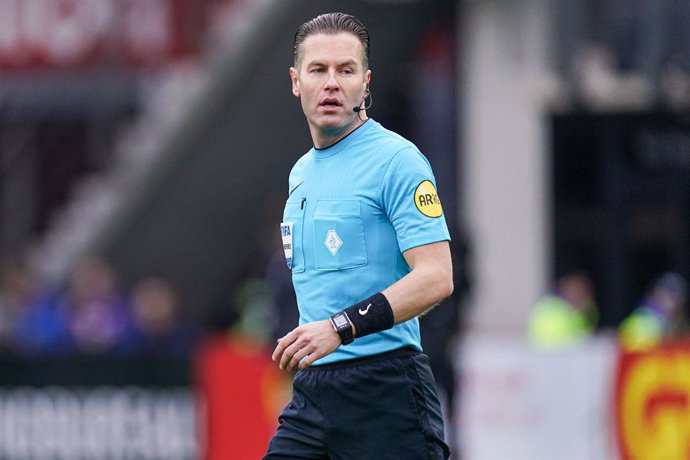 Archivo - Referee Danny Makkelie during the Netherlands championship Eredivisie football match between AZ and Feyenoord on February 4, 2024 at AFAS Stadion in Alkmaar, Netherlands - Photo Joris Verwijst / Orange Pictures / DPPI