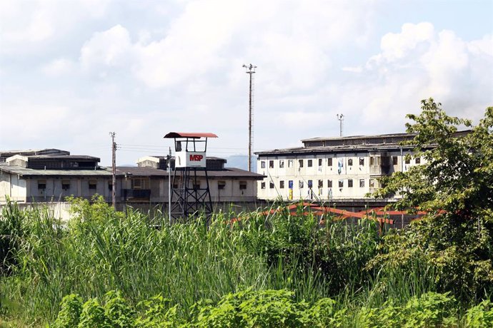 Archivo - August 2, 2024, Valencia, Carabobo, Venezuela: August 02, 2024. More than 1,200 detainees will be sent to Tocoron and Tocuyito prisons, announced President Nicolas Maduro. The photo corresponds to the penitentiary center of Tocuyito, in the Libe