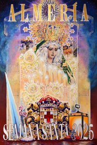 Pablo Cortés del Pueblo firma el cartel de la Semana Santa 2025 de Almería protagonizado por la Esperanza de Estudiantes