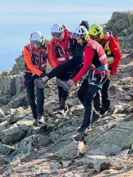El GERA rescata a un joven en La Maliciosa