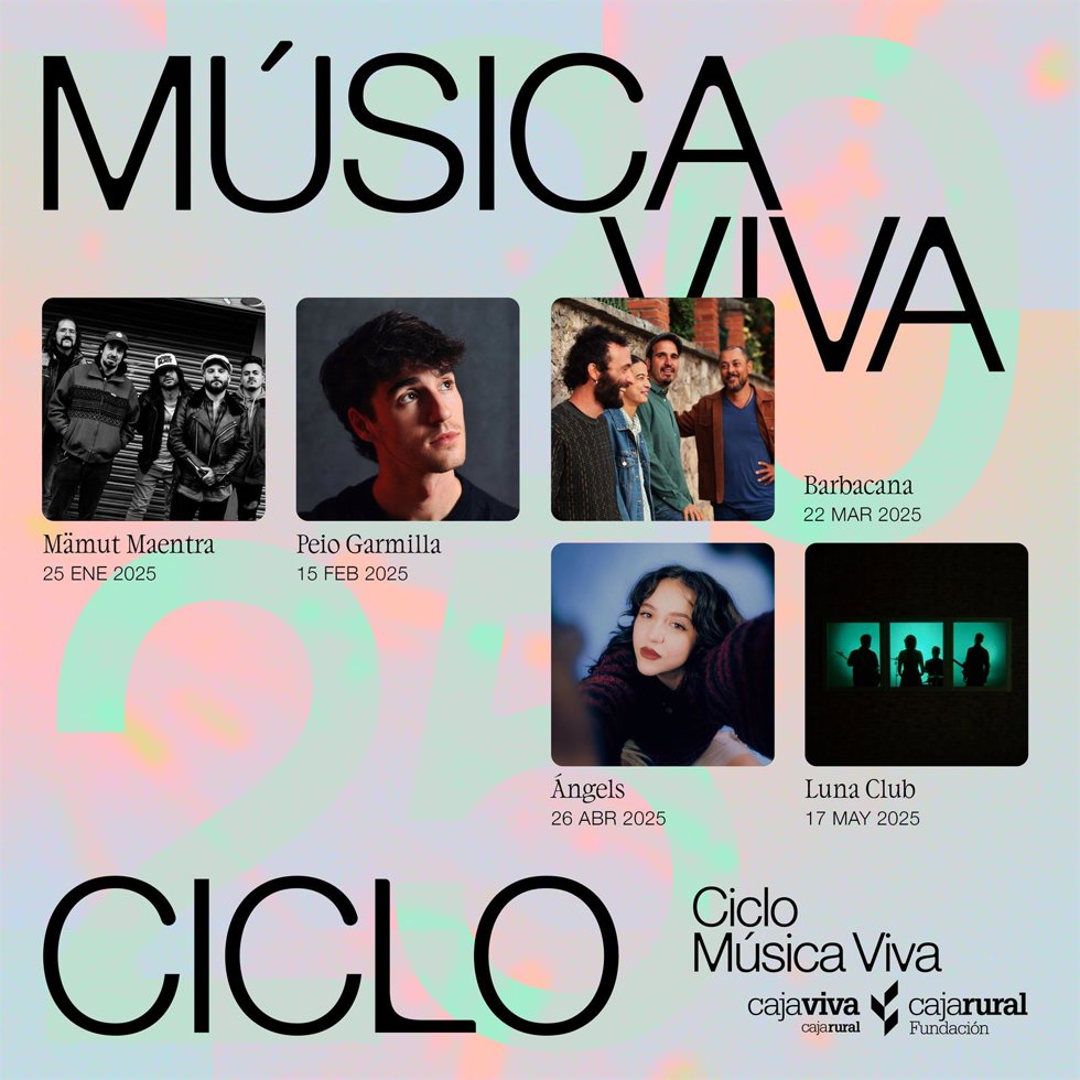 Cartel del Ciclo de Música Viva de Burgos