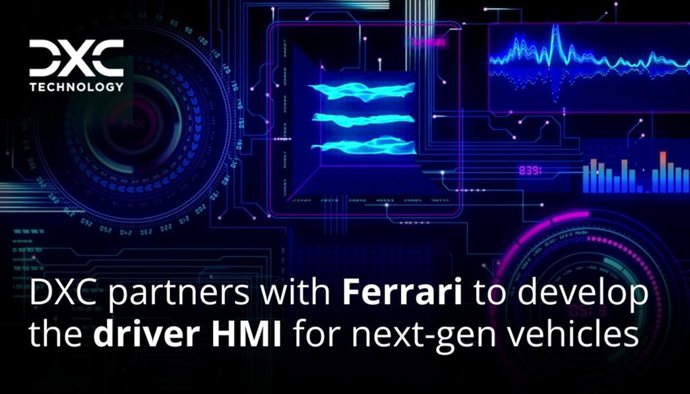 Acuerdo de colaboración entre DXC y Ferrari.