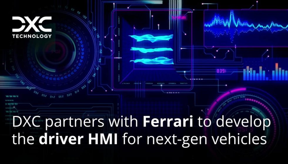 Acuerdo de colaboración entre DXC y Ferrari.