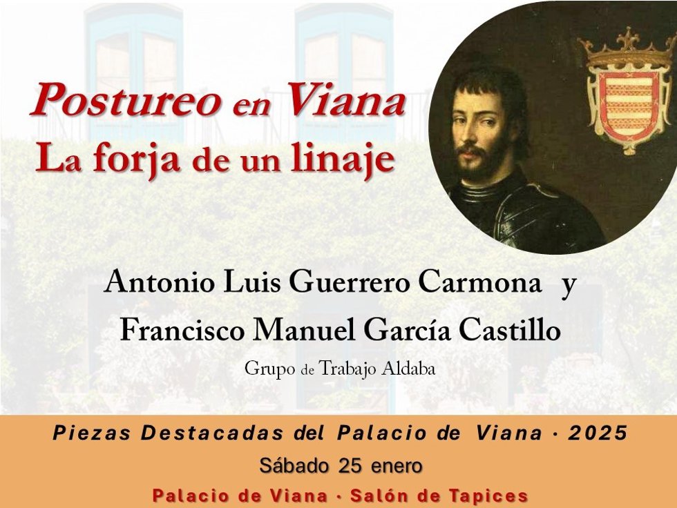 Cartel de la conferencia sobre el 'Postureo en Viana'.