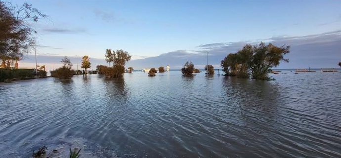 Efectos del temporal en Vera (Almería).