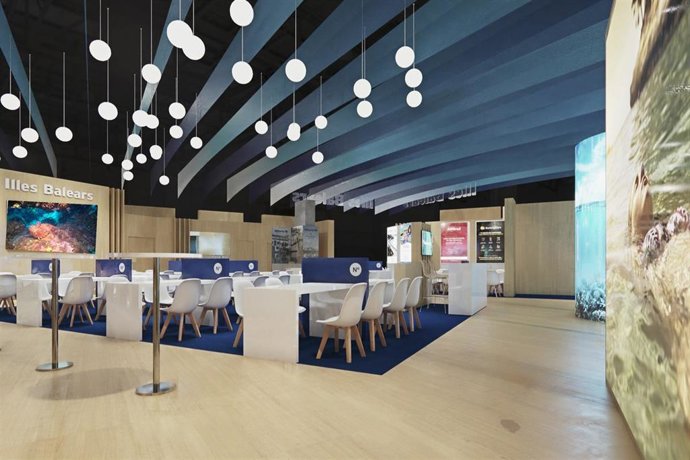 Diseño del stand de Baleares en Fitur.