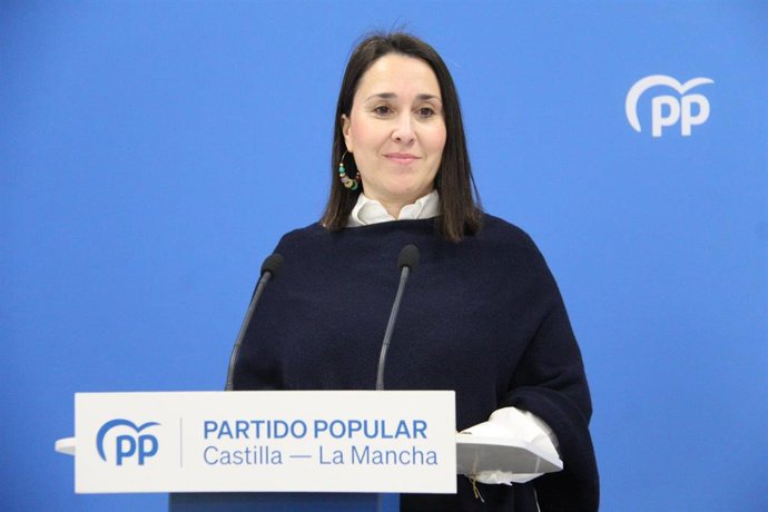 La portavoz del PP en Castilla-La Mancha, Alejandra Hernández.
