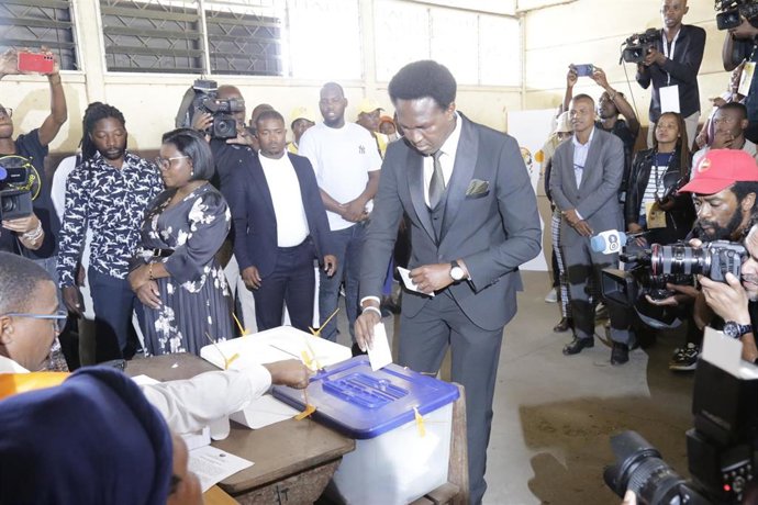 Archivo - Venancio Mondlane, candidato opositor de Mozambique.