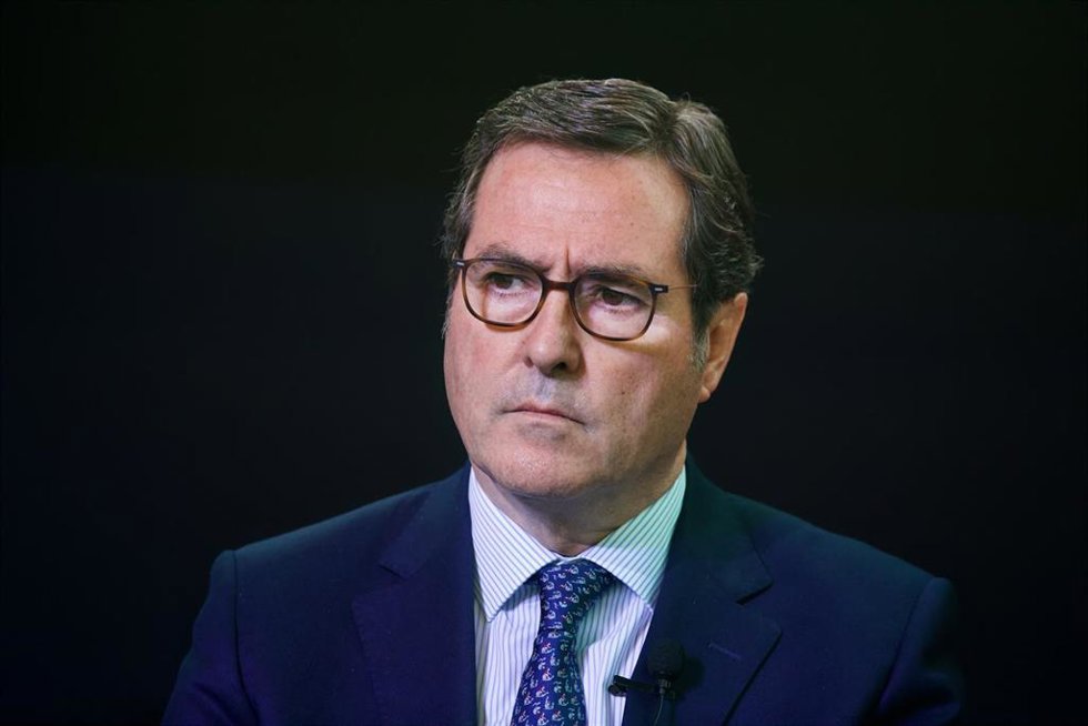 Archivo - El presidente de la CEOE, Antonio Garamendi