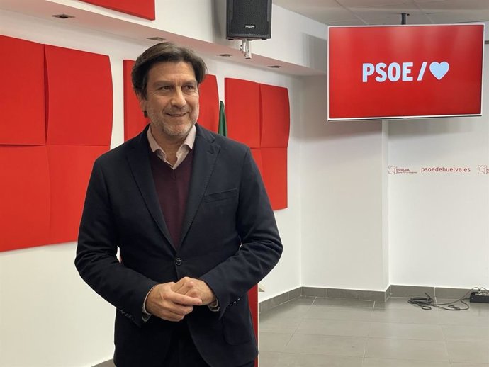 El portavoz de la Ejecutiva Provincial del PSOE de Huelva y parlamentario andaluz, Enrique Gaviño.
