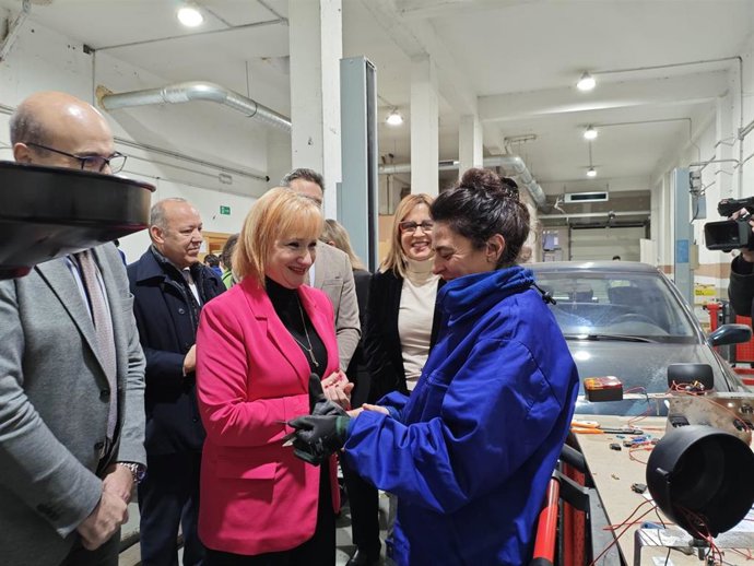 La consejera de Industria, Comercio y Empleo, Leticia García