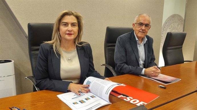La portavoz adjunta del Grupo Parlamentario Socialista, Carmina Fernández
