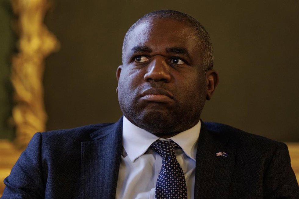 Archivo - El ministro de Exteriores británico, David Lammy. 
