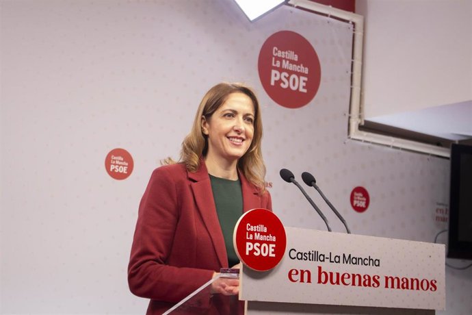 La Vicesecretaria General Del PSOE De Castilla-La Mancha Y Eurodiputada, Cristina Maestre.