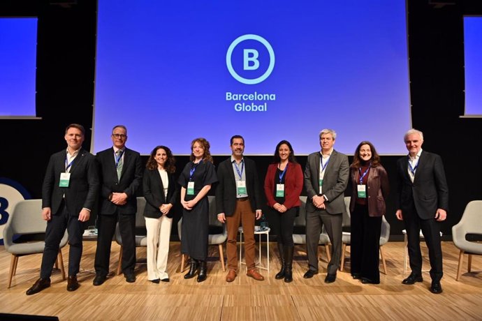 Partipantes en el acto de presentación de las conclusiones del 'Chapter de Life Sciences' de Barcelona Global