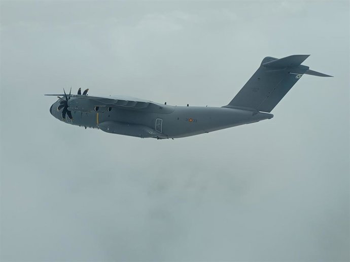 Archivo - Un avión A400M del Ejército del Aire y del Espacio.