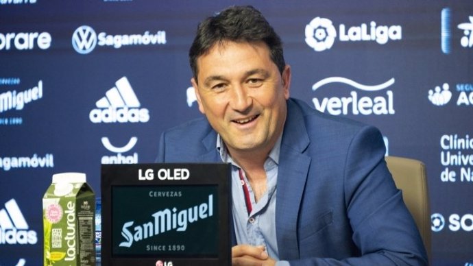 Archivo - El director deportivo del CA Osasuna, Braulio Vázquez