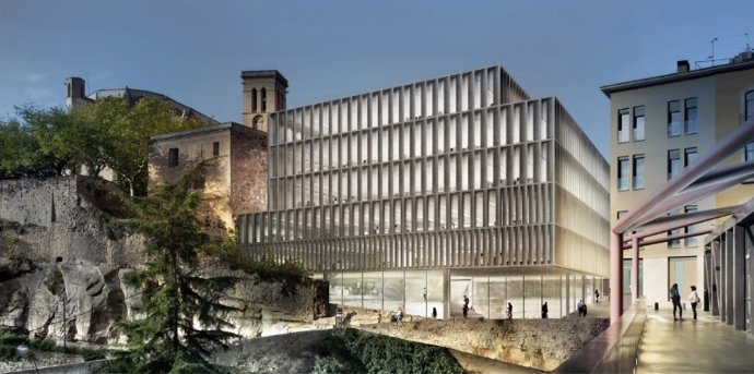 Recreació de la futura seu de la Generalitat a Manresa (Barcelona)