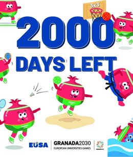 Faltan 2.000 días para los Juegos Europeos Universitarios, Granada 2030